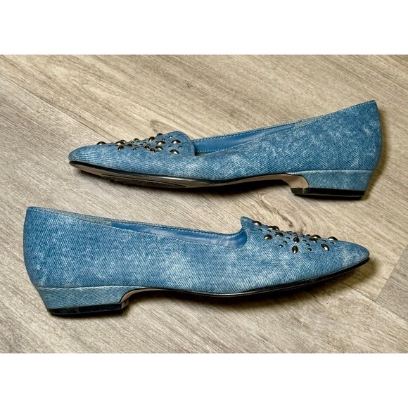 Jubilee vintage denim flats mark size 7, but fit a size 6 - Picture 2 of 4